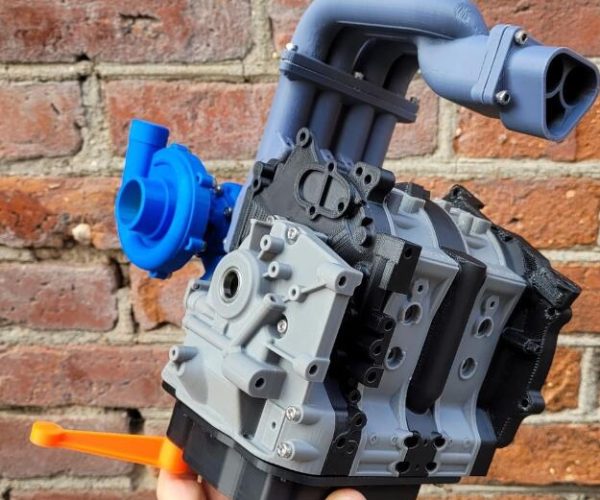 high quality 3D printed automotive components for the complete engine product