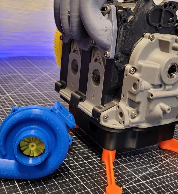 High quality industrial 3D printed automotive components for turbo section