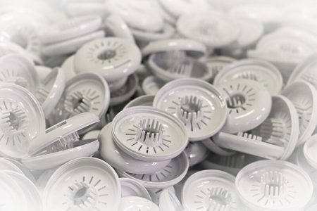 Custom white color plastic injection molding Consumer product components